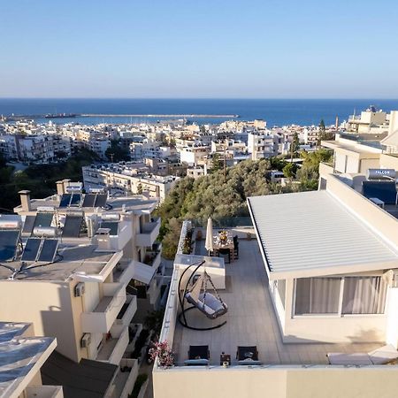 Helen Luxury Holiday House With Sea View Rétino Exterior foto