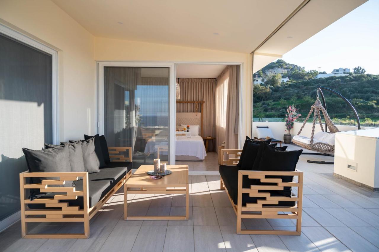 Helen Luxury Holiday House With Sea View Rétino Exterior foto