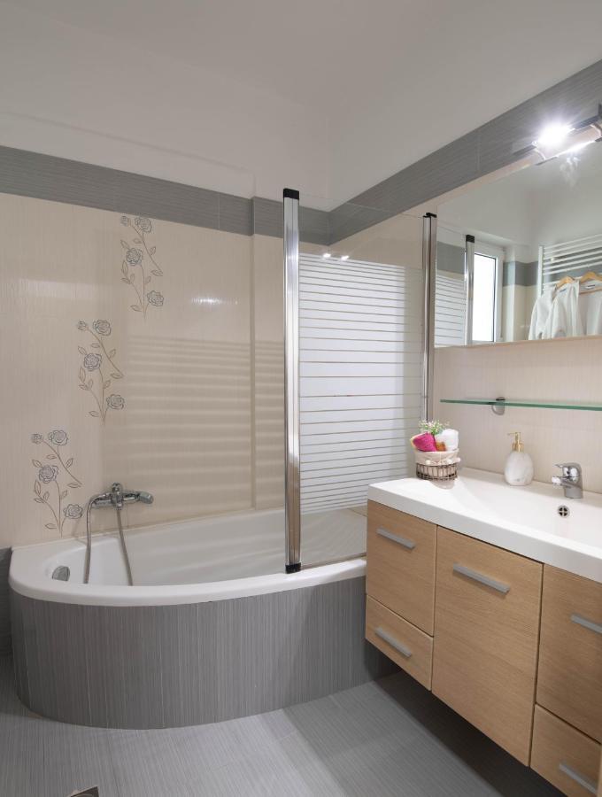 Helen Luxury Holiday House With Sea View Rétino Exterior foto